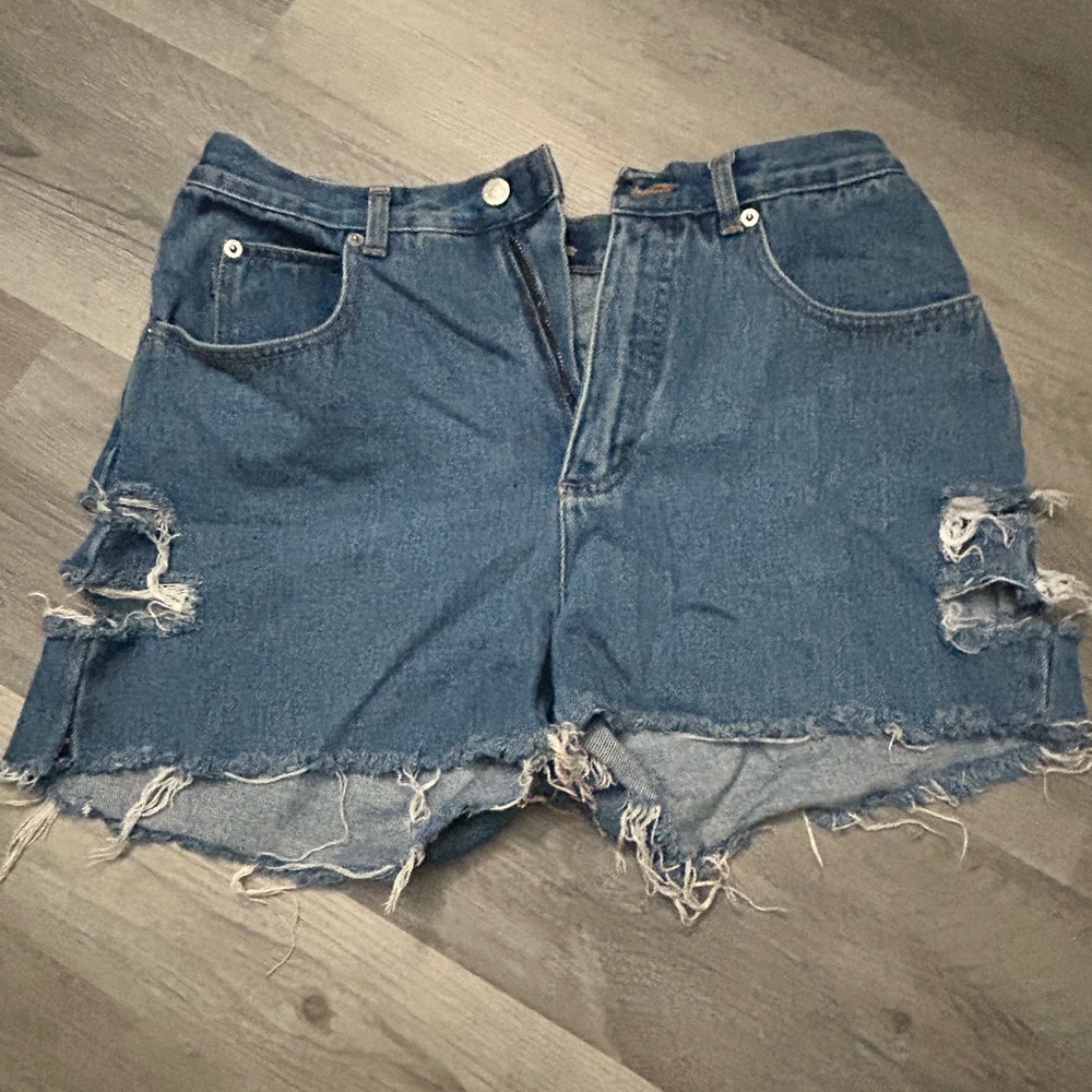 Denim shorts